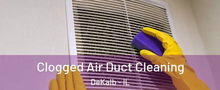  Clogged Air Duct Cleaning DeKalb - IL