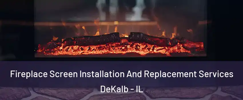  Fireplace Screen Installation And Replacement Services DeKalb - IL