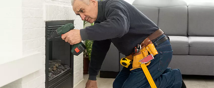 New Indoor Fireplace Installation in DeKalb, Illinois