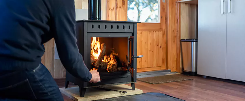 Open Hearth Wood Fireplace Installation in DeKalb, IL