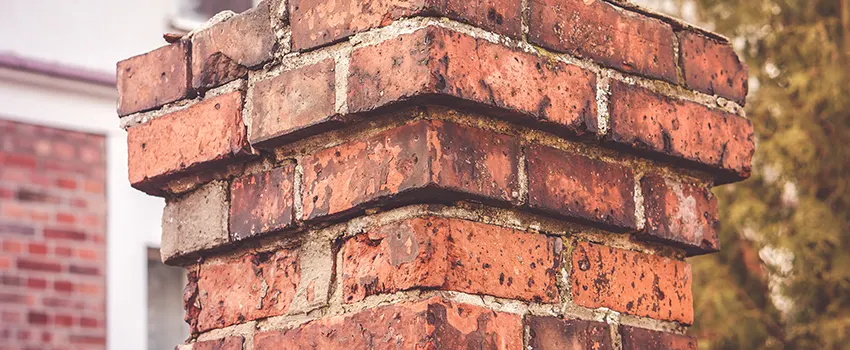 Cracked Chimney Bricks Repair Cost in DeKalb, Illinois