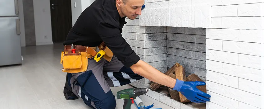 Fireplace Damaged Damper Frame Repair Services in DeKalb, Illinois