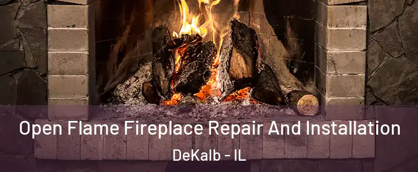  Open Flame Fireplace Repair And Installation DeKalb - IL