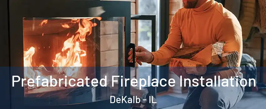  Prefabricated Fireplace Installation DeKalb - IL